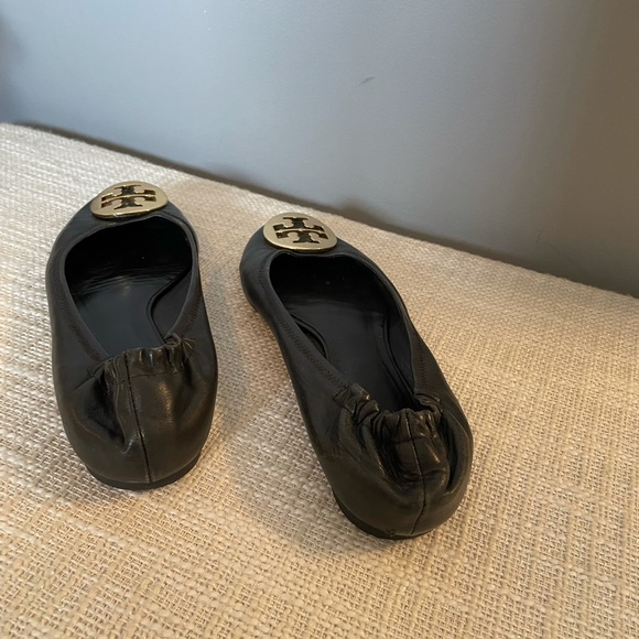 Tory Burch Black Flats - Picture 2 of 3